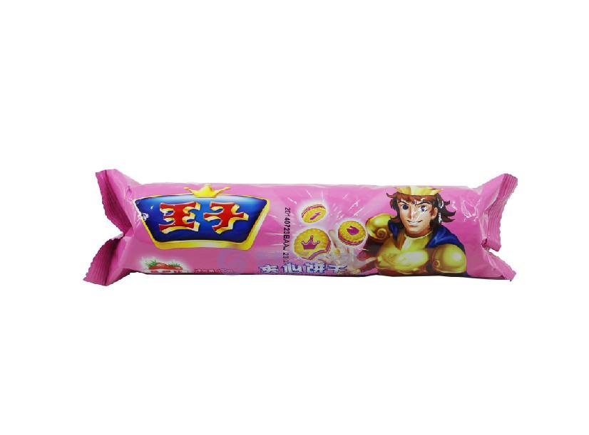 亿滋卡夫达能王子夹心饼干草莓味120g(1件30袋 15袋起售)