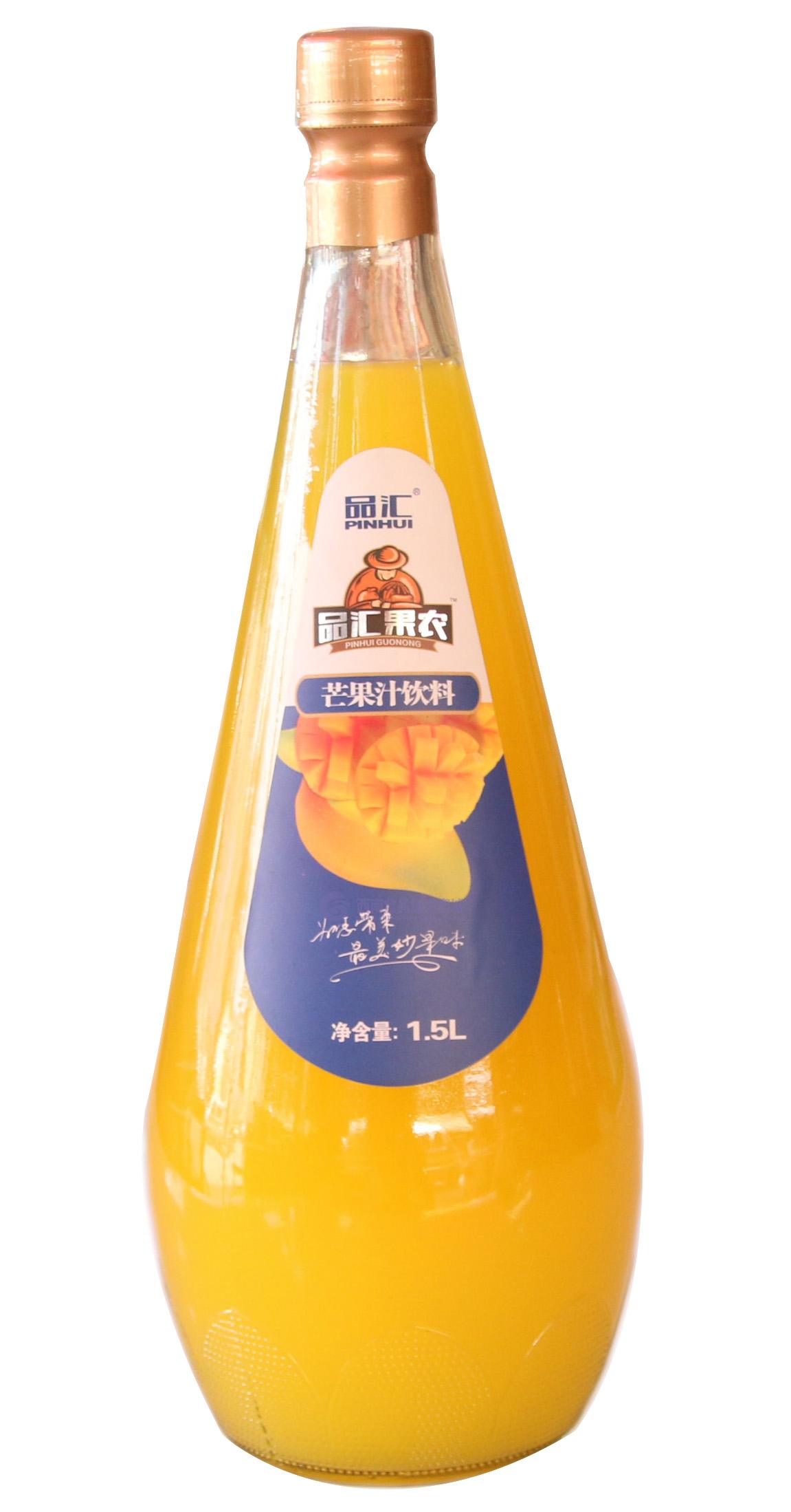 品汇果农芒果汁饮料1.5l(一件6瓶 不开零)